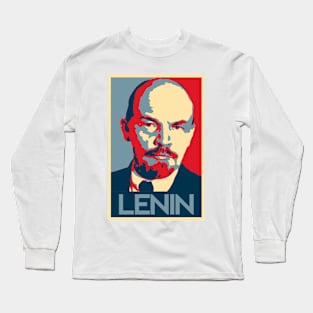 Lenin 'Hope' Poster Long Sleeve T-Shirt